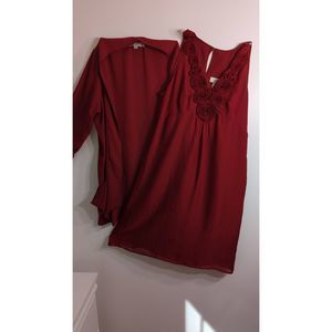 Ann Taylor Loft dress and overlay jacket